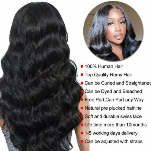 Brazilian Remy Lace Front Curl Wave Human Hair Wig