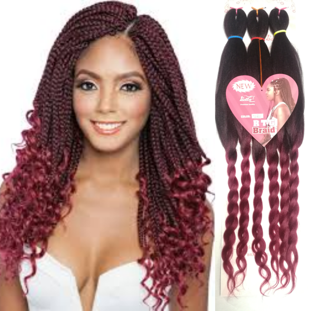 X3 Bundles Bella Braid PreStretched Hair Extensions